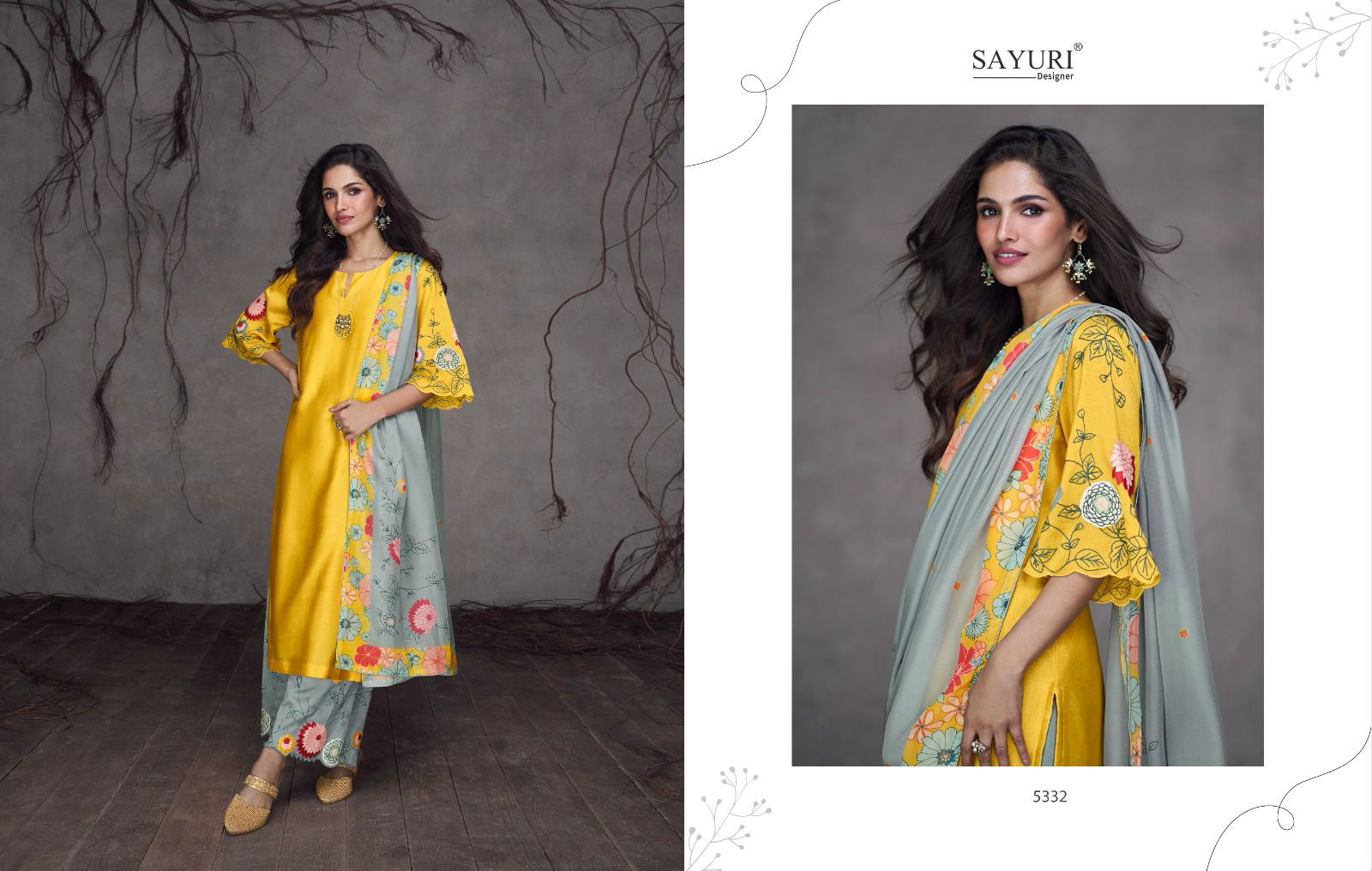 Rubaab By Sayuri Printed Readymade Suits Catalog